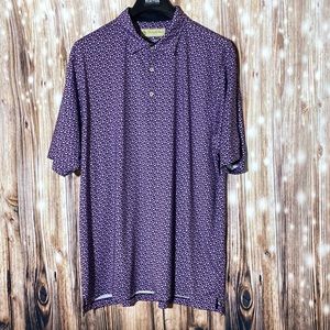 Donald Ross with DR Thistle Logo Size: X-Large Black/Multi Floral Colonial Golf